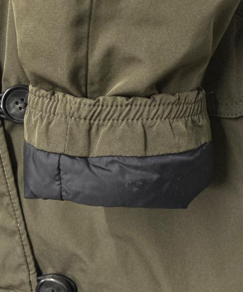 MONCLER（モンクレール）MONCLER (モンクレール) ARRIOUS フーデッドダウンコート カーキ サイズ:1の古着・服飾アイテム