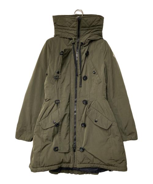 MONCLER（モンクレール）MONCLER (モンクレール) ARRIOUS フーデッドダウンコート カーキ サイズ:1の古着・服飾アイテム