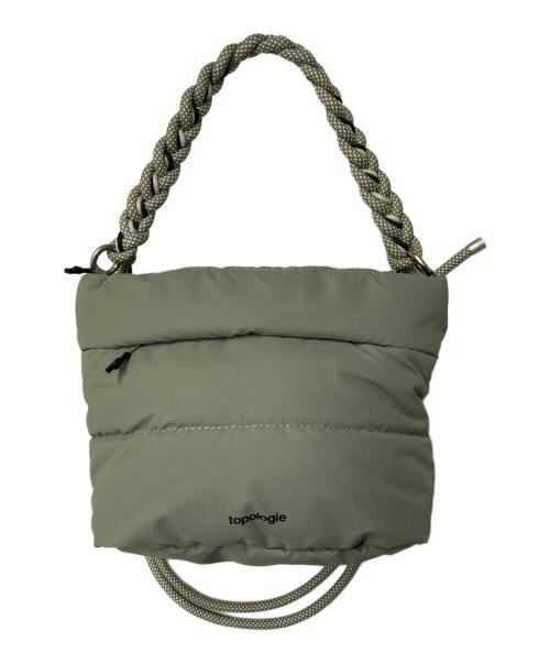 TOPOLOGIE（トポロジー）Topologie (トポロジー) キルティングショルダーバッグ オリーブの古着・服飾アイテム