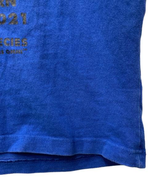 NISHIMOTO IS THE MOUTH（ニシモトイズザマウス）NISHIMOTO IS THE MOUTH (ニシモトイズザマウス) プリントTシャツ ブルー サイズ:XLの古着・服飾アイテム