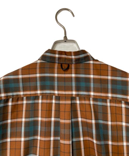 DAIWA PIER39（ダイワ ピア39）DAIWA PIER39 (ダイワ ピア39) TECH BUTTON DOWN SHIRTS L/S TARTAN ブラウン×ブルー サイズ:Ｍの古着・服飾アイテム