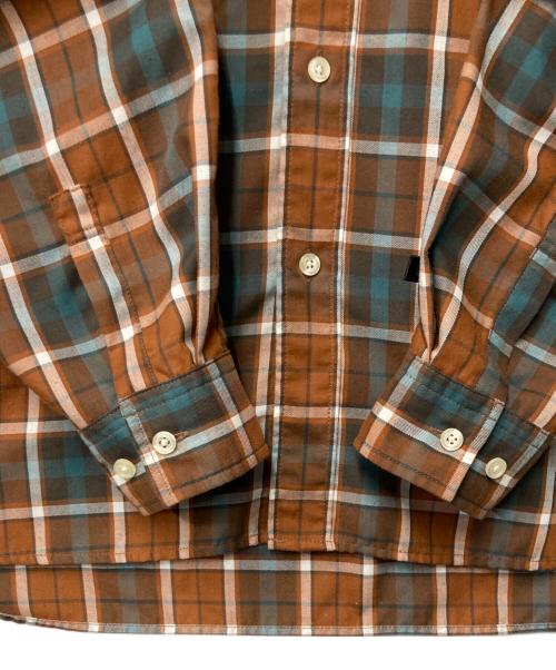 DAIWA PIER39（ダイワ ピア39）DAIWA PIER39 (ダイワ ピア39) TECH BUTTON DOWN SHIRTS L/S TARTAN ブラウン×ブルー サイズ:Ｍの古着・服飾アイテム