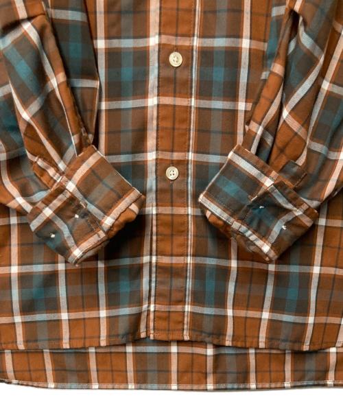 DAIWA PIER39（ダイワ ピア39）DAIWA PIER39 (ダイワ ピア39) TECH BUTTON DOWN SHIRTS L/S TARTAN ブラウン×ブルー サイズ:Ｍの古着・服飾アイテム