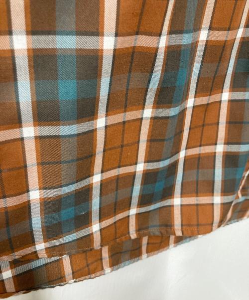 DAIWA PIER39（ダイワ ピア39）DAIWA PIER39 (ダイワ ピア39) TECH BUTTON DOWN SHIRTS L/S TARTAN ブラウン×ブルー サイズ:Ｍの古着・服飾アイテム