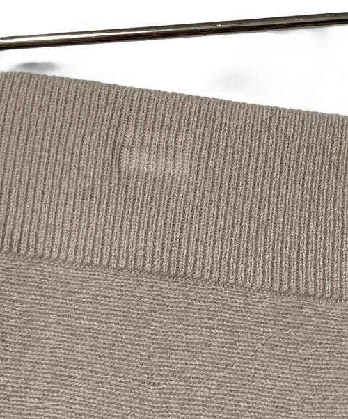 ebure（エブール）EBURE (エブール) ソフトスムースニット フレアスカート ベージュ サイズ:Freeの古着・服飾アイテム