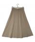 EBURE (エブール) ソフトスムースニット フレアスカート ベージュ サイズ:Free：5000円