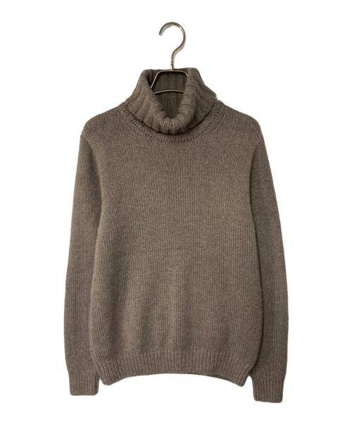 SLOANE（スローン）SLOANE (スローン) 3G&5G ジーロンラムカシミヤタートルネック ニット ベージュ サイズ:2の古着・服飾アイテム