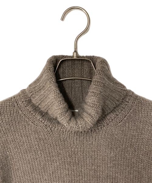 SLOANE（スローン）SLOANE (スローン) 3G&5G ジーロンラムカシミヤタートルネック ニット ベージュ サイズ:2の古着・服飾アイテム