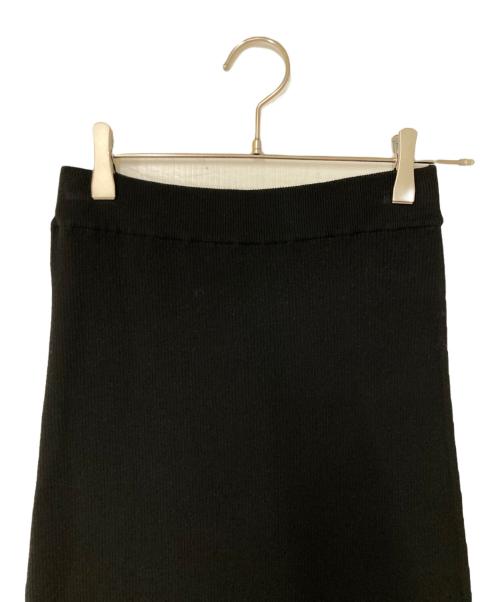 Curensology（カレンソロジー）Curensology (カレンソロジー) コットンリブタイトスカート ブラック サイズ:Freeの古着・服飾アイテム