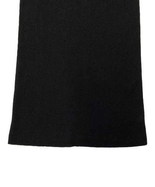 Curensology（カレンソロジー）Curensology (カレンソロジー) コットンリブタイトスカート ブラック サイズ:Freeの古着・服飾アイテム