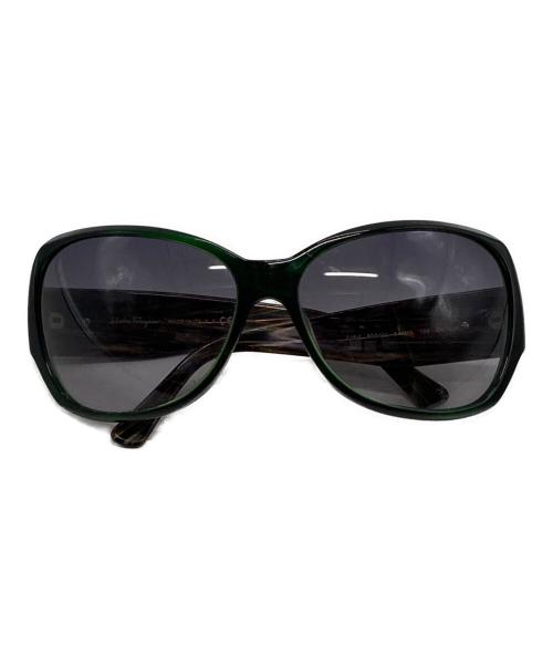 Salvatore Ferragamo（サルヴァトーレ フェラガモ）Salvatore Ferragamo (サルヴァトーレ フェラガモ) サングラス グリーン サイズ:64□15の古着・服飾アイテム