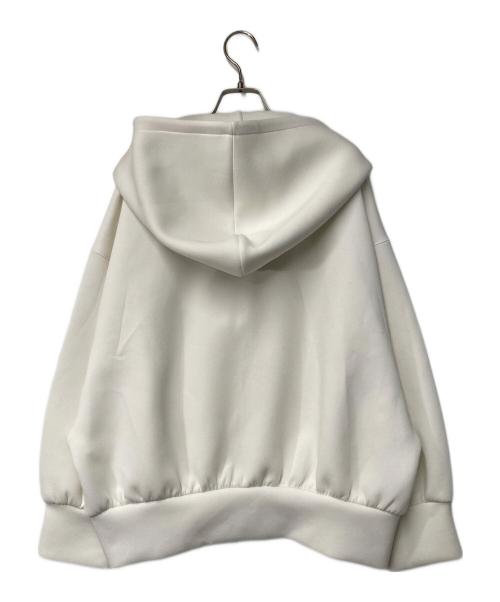Snidel（スナイデル）Snidel (スナイデル) ボリュームパーカー ホワイト サイズ:FREEの古着・服飾アイテム