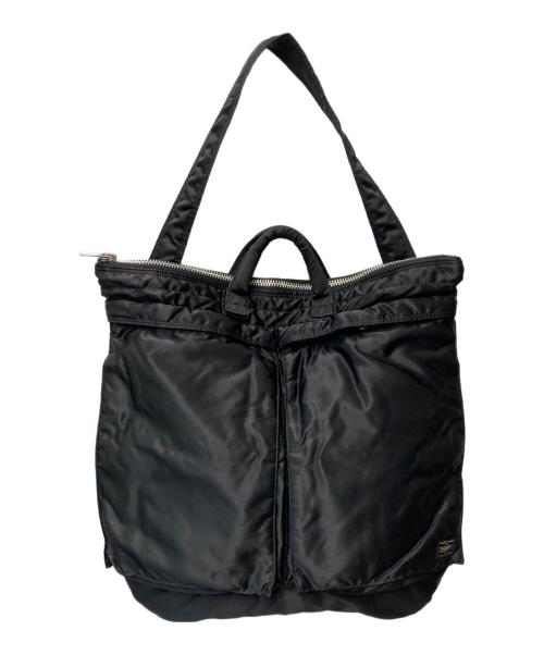 PORTER（ポーター）PORTER (ポーター) TANKER 2WAY HELMETBAG ブラックの古着・服飾アイテム