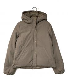 green label relaxing（グリーンレーベルリラクシング）の古着「リバーシブル グリーンダウン ジャケット」｜ブラウン