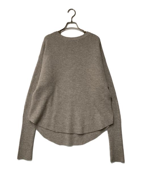 L'appartement（アパルトモン）L'Appartement (アパルトモン) THERMAL KNIT ベージュ サイズ:FREEの古着・服飾アイテム