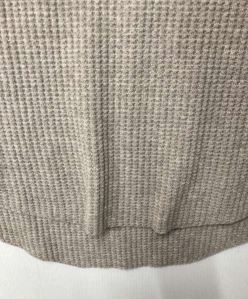 L'appartement（アパルトモン）L'Appartement (アパルトモン) THERMAL KNIT ベージュ サイズ:FREEの古着・服飾アイテム