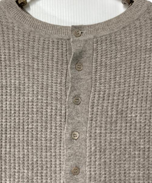 L'appartement（アパルトモン）L'Appartement (アパルトモン) THERMAL KNIT ベージュ サイズ:FREEの古着・服飾アイテム