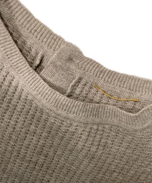 L'appartement（アパルトモン）L'Appartement (アパルトモン) THERMAL KNIT ベージュ サイズ:FREEの古着・服飾アイテム