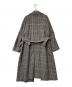 YUNI (ユニ) チェックチェスターコート グレー×グリーン サイズ:F：5000円