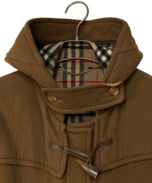 Burberry's（バーバリーズ）Burberry's (バーバリーズ) SPECIALITY DUFFLE COATING ノバチェック ダッフルコート ブラウン サイズ:08 REGの古着・服飾アイテム