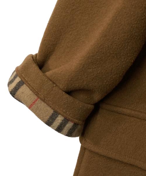 Burberry's（バーバリーズ）Burberry's (バーバリーズ) SPECIALITY DUFFLE COATING ノバチェック ダッフルコート ブラウン サイズ:08 REGの古着・服飾アイテム