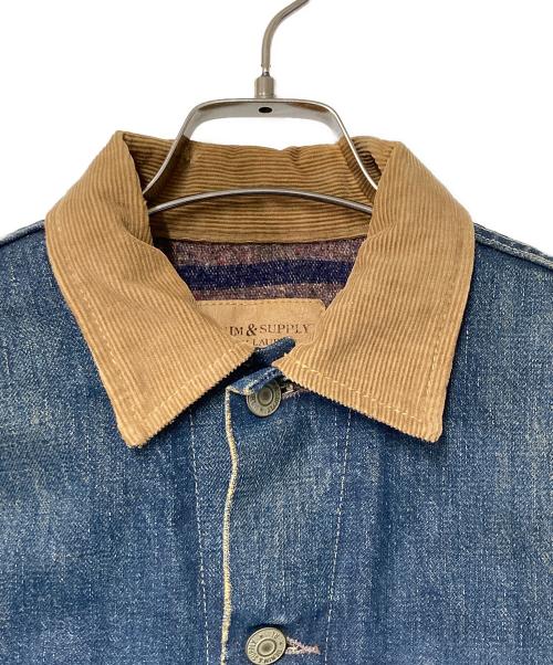 Denim & Supply Ralph Lauren（デニム＆サプライ ラルフローレン）DENIM & SUPPLY RALPH LAUREN (デニム＆サプライ ラルフローレン) ブランケット ダメージデニムジャケット インディゴ サイズ:XSの古着・服飾アイテム