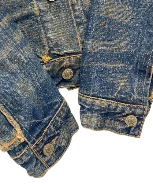 Denim & Supply Ralph Lauren（デニム＆サプライ ラルフローレン）DENIM & SUPPLY RALPH LAUREN (デニム＆サプライ ラルフローレン) ブランケット ダメージデニムジャケット インディゴ サイズ:XSの古着・服飾アイテム