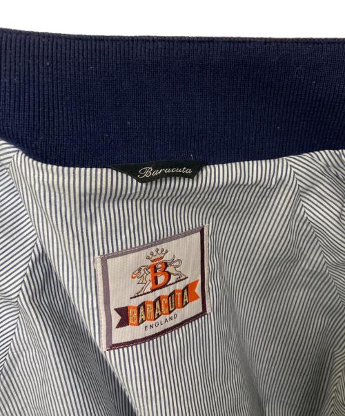 BARACUTA（バラクータ）BARACUTA (バラクータ) G9 チェックウールブルゾン レッド×ネイビー サイズ:36の古着・服飾アイテム