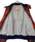 中古・古着 BARACUTA (バラクータ) G9 チェックウールブルゾン レッド×ネイビー サイズ:36：9000円