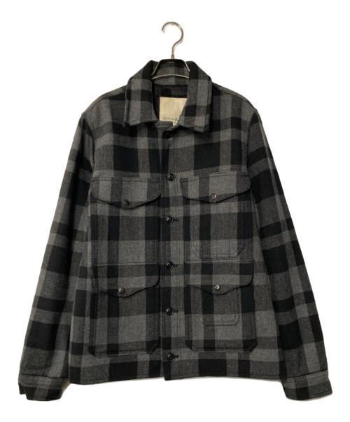 Denim & Supply Ralph Lauren（デニム＆サプライ ラルフローレン）Denim & Supply Ralph Lauren (デニム＆サプライ ラルフローレン) チェックウールジャケット グレー×ブラック サイズ:Sの古着・服飾アイテム