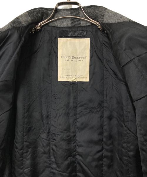 Denim & Supply Ralph Lauren（デニム＆サプライ ラルフローレン）Denim & Supply Ralph Lauren (デニム＆サプライ ラルフローレン) チェックウールジャケット グレー×ブラック サイズ:Sの古着・服飾アイテム