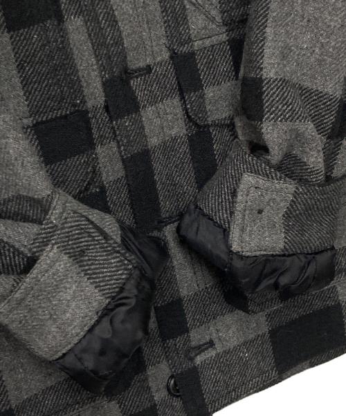 Denim & Supply Ralph Lauren（デニム＆サプライ ラルフローレン）Denim & Supply Ralph Lauren (デニム＆サプライ ラルフローレン) チェックウールジャケット グレー×ブラック サイズ:Sの古着・服飾アイテム