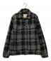 Denim & Supply Ralph Lauren（デニム＆サプライ ラルフローレン）の古着「チェックウールジャケット」｜グレー×ブラック
