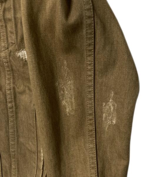 JAPAN BLUE JEANS（ジャパンブルージーンズ）JAPAN BLUE JEANS (ジャパンブルージーンズ) ダメージトラッカージャケット ブラウン サイズ:Ｍの古着・服飾アイテム