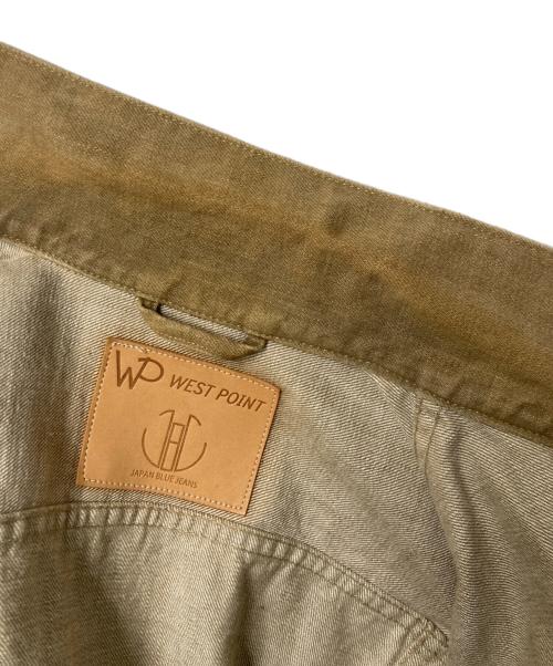 JAPAN BLUE JEANS（ジャパンブルージーンズ）JAPAN BLUE JEANS (ジャパンブルージーンズ) ダメージトラッカージャケット ブラウン サイズ:Ｍの古着・服飾アイテム