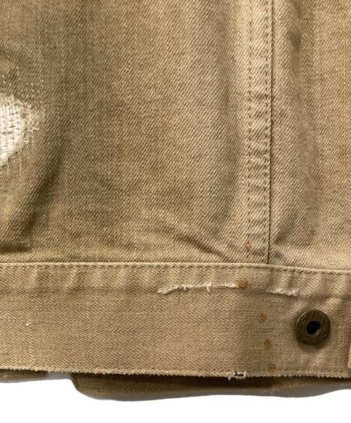 JAPAN BLUE JEANS（ジャパンブルージーンズ）JAPAN BLUE JEANS (ジャパンブルージーンズ) ダメージトラッカージャケット ブラウン サイズ:Ｍの古着・服飾アイテム