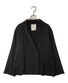 GALLEST（ギャレスト）の古着「モードフィットダブルボタンジャケット」｜ブラック