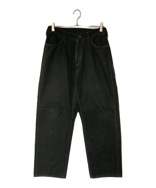 YOHJI YAMAMOTO（ヨウジヤマモト）YOHJI YAMAMOTO (ヨウジヤマモト) ワイドパンツ ブラック サイズ:1(下記採寸参照)の古着・服飾アイテム