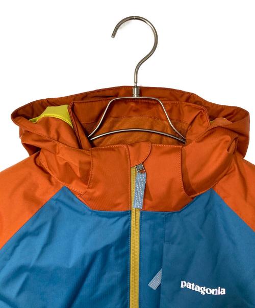 Patagonia（パタゴニア）Patagonia (パタゴニア) SNOWSHOT JKT オレンジ×ブルー サイズ:キッズサイズ Lの古着・服飾アイテム