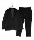 BEAUTY&YOUTHビューティーアンドユース）の古着「テック コーデュロイ セットアップ/ジャケット＆イージーパンツ」｜ブラック