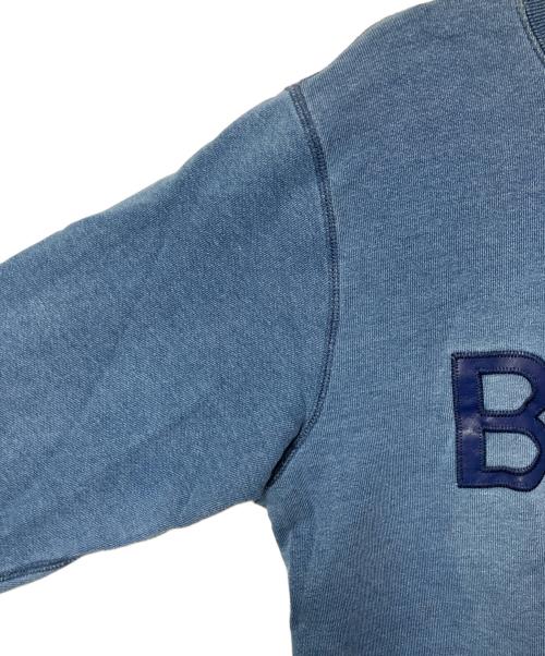 A BATHING APE（ア ベイシング エイプ）A BATHING APE (ア ベイシング エイプ) Logo Patch Cotton Sweatshirt インディゴ サイズ:Ｍの古着・服飾アイテム