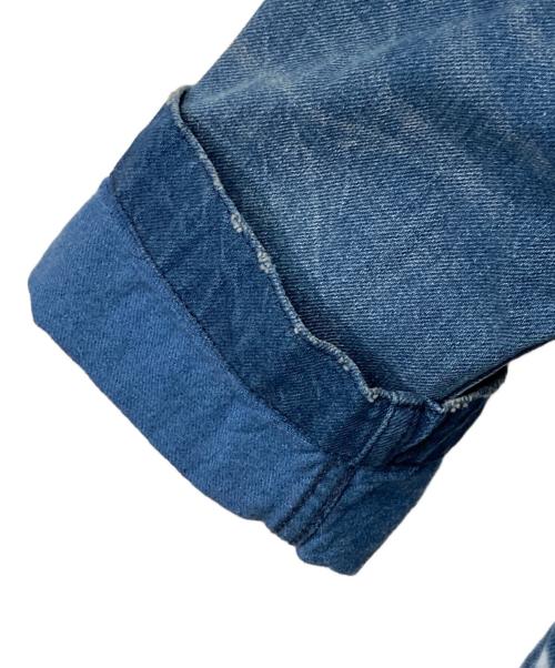 BRU NA BOINNE（ブルーナボイン）BRU NA BOINNE (ブルーナボイン) アルチザンデニム ステンカラーコート インディゴの古着・服飾アイテム