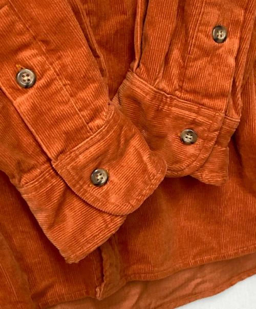MOUNTAIN RESEARCH（マウンテンリサーチ）MOUNTAIN RESEARCH (マウンテンリサーチ) フード付きコーデュロイシャツ ブラウン サイズ:Mの古着・服飾アイテム
