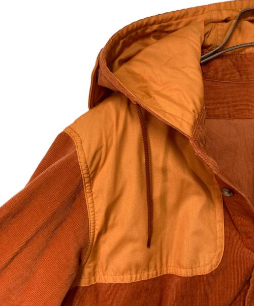 MOUNTAIN RESEARCH（マウンテンリサーチ）MOUNTAIN RESEARCH (マウンテンリサーチ) フード付きコーデュロイシャツ ブラウン サイズ:Mの古着・服飾アイテム