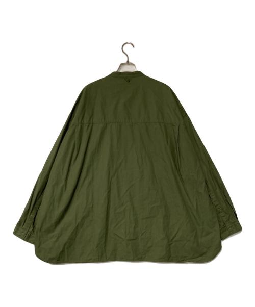 FreshService（フレッシュサービス）FreshService (フレッシュサービス) レギュラーカラーユーティリティシャツ オリーブ サイズ:Freeの古着・服飾アイテム