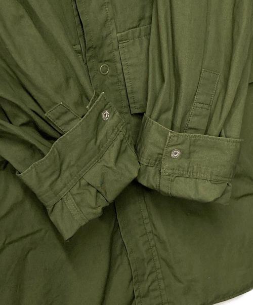 FreshService（フレッシュサービス）FreshService (フレッシュサービス) レギュラーカラーユーティリティシャツ オリーブ サイズ:Freeの古着・服飾アイテム