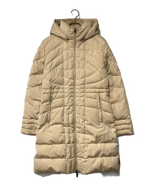 MONCLER（モンクレール）MONCLER (モンクレール) MONTANA フーデッドキルティングダウンコート ベージュ サイズ:00の古着・服飾アイテム