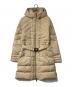 中古・古着 MONCLER (モンクレール) MONTANA フーデッドキルティングダウンコート ベージュ サイズ:00：20000円