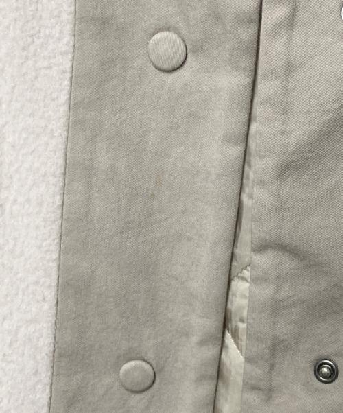 evam eva（エヴァムエヴァ）evam eva (エヴァムエヴァ) wool padding hooded long coat アイボリー サイズ:1(下記採寸参照)の古着・服飾アイテム