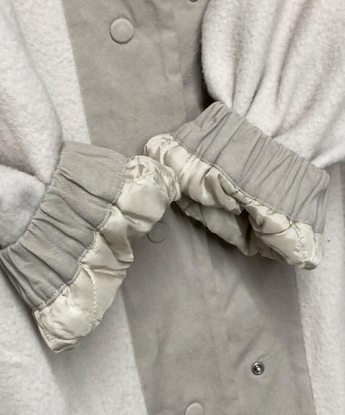 evam eva（エヴァムエヴァ）evam eva (エヴァムエヴァ) wool padding hooded long coat アイボリー サイズ:1(下記採寸参照)の古着・服飾アイテム